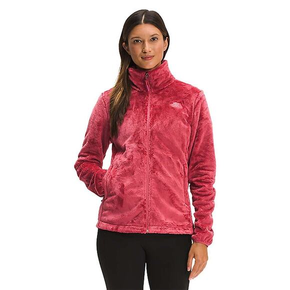 The North Face Women’s Osito Slate Dark Rose Zip-Up Jacket Medium - Picture 1 of 8
